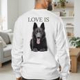 German Shepherd Shirt Shepard TShirt Dog Mom Dad Love Men's Sweatshirt Back Print