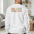 Groovy This Father's Day With Vintage Go Ask Your Dad Men's Sweatshirt Back Print