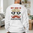 Happy His Birthday My Dad Is 63 Years Old And Still Awesome Men's Sweatshirt Back Print