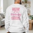 Mom And Dad Of The Birthday Girl Coquette Family Matching Men's Sweatshirt Back Print