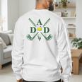 Par Dad Golf Matching Golfing Quote Party Pocket Men's Sweatshirt Back Print Par Dad Golf Matching Golfing Quote Party Pocket Men's Sweatshirt Back Print