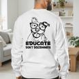 Pit Bull LoverShirt Pitbull Mom Rescue Dog Dad Puppy Men's Sweatshirt Back Print