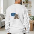 RED Friday For My Dad Military Veteran Deployed Men's Sweatshirt Back Print RED Friday For My Dad Military Veteran Deployed Men's Sweatshirt Back Print