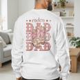 Rodeo Dad Pink Boots Coquette Cow-Girl Birthday Party Men's Sweatshirt Back Print