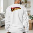 Super Dad Superdad Superhero Dad Men's Sweatshirt Back Print