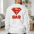 Superman Super Dad Men's Sweatshirt Back Print