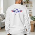 Top Papa Fathers Day Birthday For Men Dad Daddy Grandpa Men's Sweatshirt Back Print