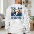 Vintage Pitbull Dad Like A Regular Dad But Cooler Men's Sweatshirt Back Print