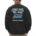 Adoption Announcement Day Dad Heart Small Men's Sweatshirt Back Print