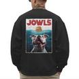 American Bulldog Jowls Burger Bully Dog Mom Dog Dad Men's Sweatshirt Back Print