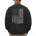 Archery Dad America US Flag Patriot Vintage Archer Men's Sweatshirt Back Print