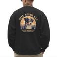Aussie DAD Australian Shepherd Men's Sweatshirt Back Print