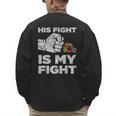 Autism Awareness Mom Dad Parents Autistic Kids Awareness Small Men's Sweatshirt Back Print