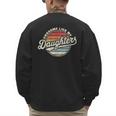Awesome Like My Daughters Vintage Dad Quote Father Day Men's Sweatshirt Back Print