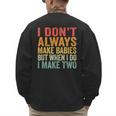 Baby Twins For Pregnant Mum Dad Men's Sweatshirt Back Print
