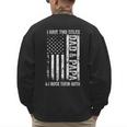 ON Back I Have Two Titles Dad Papa Fathers Day Grandpa Papa Men's Sweatshirt Back Print