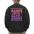 Baddie With A Dead Daddy Dead Dad Club Baddie On Back Men's Sweatshirt Back Print