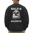 Bald & Majestic Sexy Bald Guy Dad Men's Sweatshirt Back Print