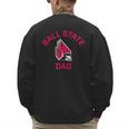 Ball State University Cardinals Arched Dad Men's Sweatshirt Back Print