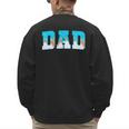 Baseball Dad Ice Cream Drip Happy Fathers Day Men's Sweatshirt Back Print