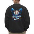 Baseball Drip Dad Father Day Birthday Group Matching Family Men's Sweatshirt Back Print