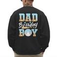Baseball Ice Cream Drip Dad Of The Birthday Boy Baseball Men's Sweatshirt Back Print