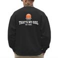 Basketball For Mom & Dad That's My Girl T-Shirt Men's Sweatshirt Back Print Basketball For Mom & Dad That's My Girl T-Shirt Men's Sweatshirt Back Print