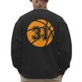 Basketball Player 31 Basketball Mom Dad Jersey Number 31 Men's Sweatshirt Back Print