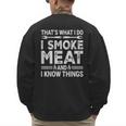 BBQ Grilling Dad Smoking Meat Barbecue Pun Pit Master Father Men's Sweatshirt Back Print BBQ Grilling Dad Smoking Meat Barbecue Pun Pit Master Father Men's Sweatshirt Back Print