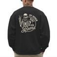 Bearded Dad Daddy Father’s Day My Other Ride Is His Beard Men's Sweatshirt Back Print
