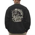 Bearded Dad Daddy Papa Father’s Day Resting Beard Face Men's Sweatshirt Back Print