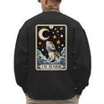 Bearded Dragon Tarot Card Beardie Mom Beardie Dad Men Women Men's Sweatshirt Back Print