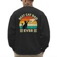 Best Cat Dad Ever Cat Lover Kitten Owner Kitty Men's Sweatshirt Back Print