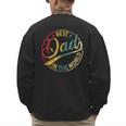 Best Dad In The World Father's Day Vintage Dad Men's Sweatshirt Back Print Best Dad In The World Father's Day Vintage Dad Men's Sweatshirt Back Print