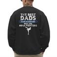 The Best Dads Have Daughters Who Are Mma Fighters Vintage Men's Sweatshirt Back Print
