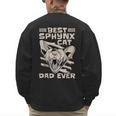 Best Sphynx Cat Dad Ever Apparel For Animal Lover Men Women Men's Sweatshirt Back Print