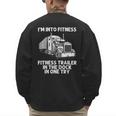 Best Truck Driver Art For Men Dad Women Trucking CDL Trucker Men's Sweatshirt Back Print