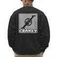 Bicycle DADS Old Guy WHO Ride Bikes BMX Mountain OR Road Men's Sweatshirt Back Print