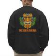 The Big Kahuna Hawaiian Tiki Dad Boss T-Shirt Men's Sweatshirt Back Print The Big Kahuna Hawaiian Tiki Dad Boss T-Shirt Men's Sweatshirt Back Print