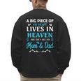 A Big Piece Of My Heart Lives In Heaven My Mom And Dad Men's Sweatshirt Back Print