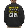 Bonus Dad Of The Bee Day Girl Birthday Party Family Men's Sweatshirt Back Print