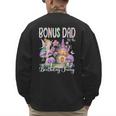 Bonus Dad Of The Birthday Fairy 1St Birthday Girl Party Men's Sweatshirt Back Print