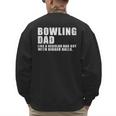 Bowling Dad Like A Regular Dad But Bigger Balls Bowling Dad Men's Sweatshirt Back Print