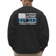 Boy Dad Proud Dad Of Boy Father Of Boy Shirt For Dad US Flag Men's Sweatshirt Back Print