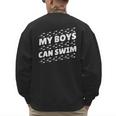 My Boys Can Swim T-Shirt First Time Dad To Be Men's Sweatshirt Back Print My Boys Can Swim T-Shirt First Time Dad To Be Men's Sweatshirt Back Print