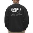 Bunny Dad Definition Rabbit Lover Men's Sweatshirt Back Print