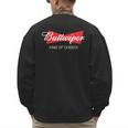 Buttwiper New Dad Beer Inspired Diaper Shower Men's Sweatshirt Back Print