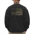 You Can’t Scare Me I Have A Daughter Father’s Day Dad Men's Sweatshirt Back Print