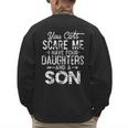 You Can't Scare Me I Have Four Daughters And A Son Dad Men's Sweatshirt Back Print You Can't Scare Me I Have Four Daughters And A Son Dad Men's Sweatshirt Back Print