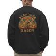 Captain Daddy Pirate Jolly Roger Flag Dad Halloween Men's Sweatshirt Back Print